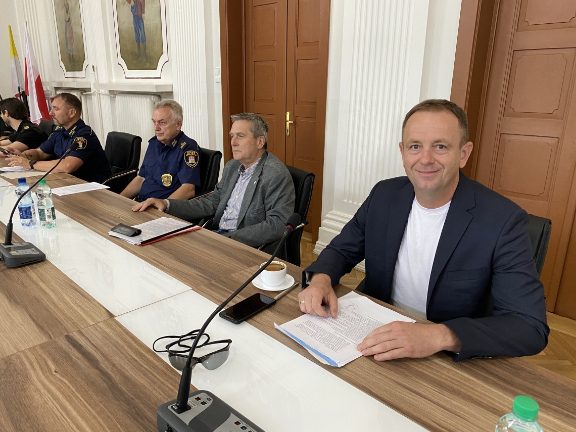 Posiedzenie Wspólnej Komisji Bezpieczeństwa i Porządku dla Miasta Włocławek i Powiatu Włocławskiego
